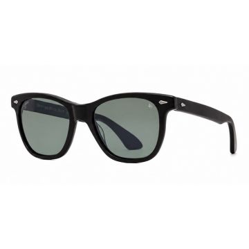 AO Saratoga Matte Black Green Pol 56mm Sonnenbrille - Optilens.de