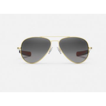 Randolph Concorde CR293 Gold 23K  Coastal Gray 64mm Sonnenbrille - Optilens.de