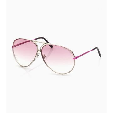 Porsche Design P8478 K ( Palladium / Pink ) 66mm Sonnenbrille Iconic Aviator #1 - Optilens.de
