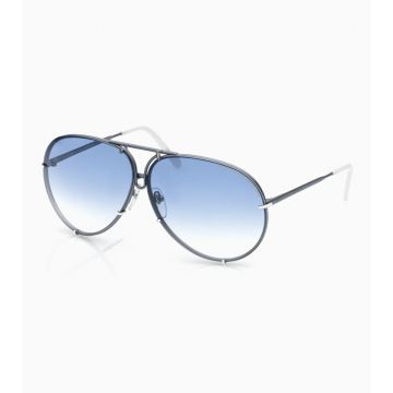 Porsche Design P8478 L ( Blue / White ) 69mm Sonnenbrille Iconic Aviator #1 - Optilens.de