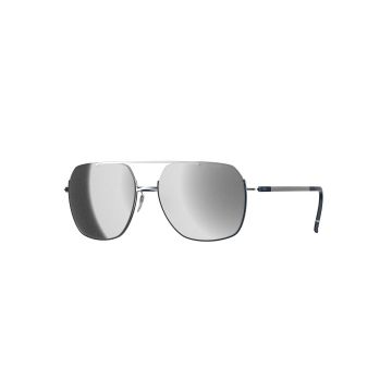 Silhouette 8749 75/7000 Ingonish Sonnenbrille Silver/Blue mit SLM Silver Mirror Gradient - Optilens.de