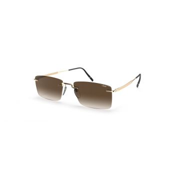 Silhouette 8754 75/7530 Runyon Sonnenbrille Gold Brown / SLM Dark Brown Gradient - Optilens.de
