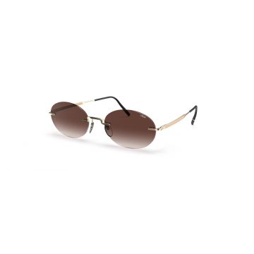 Silhouette 8755 75/7630 Yuha Sonnenbrille Gold Brown / SLM Red Brown Gradient - Optilens.de