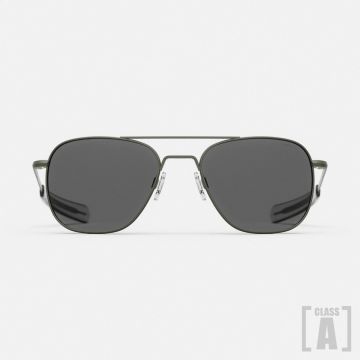Randolph Aviator Class A AF400 in Military Olive und American Gray 55mm Sonnenbrille - Optilens.de