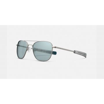 Randolph Aviator AF615 Sonnenbrille Satin Gunmetal 58 mm mit Blue Hydro - Optilens.de