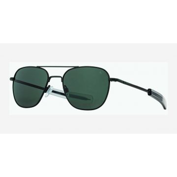 AO Original Pilot Black 52mm Gray Pol Mineral Bajonett Sonnenbrille