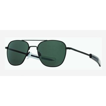 AO Original Pilot Black 55mm Gray Nylon Bajonett Sonnenbrille