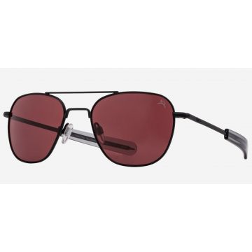 AO Original Pilot Black 55mm Deep Wine Limitierte Blood Moon Edition Sonnenbrille