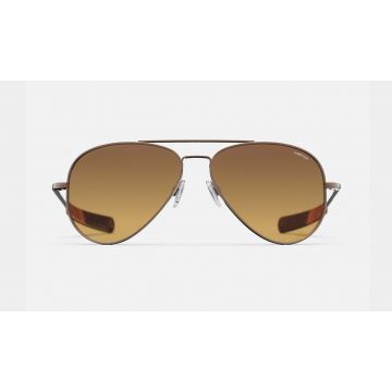 Randolph Concorde CR314 Chocolate Gold Cape Sand Nylon Pol. 57mm Sonnenbrille - Optilens.de