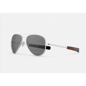 Randolph Concorde CR313 White Gold 23KT American Gray Nylon Pol. 61mm Sonnenbrille - Optilens.de