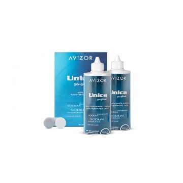 Avizor Unica Sensitive 2x350ml Pflegemittel für weiche Kontaktlinsen - Optilens.de