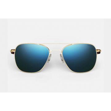 Randolph Engineering Aviator AF538 Gold 23K mit Skytec-P&trade; Cobalt  - Optilens.de 
