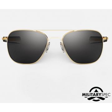 Randolph Aviator AF282 Gold 23K Gray 52mm Sonnenbrille