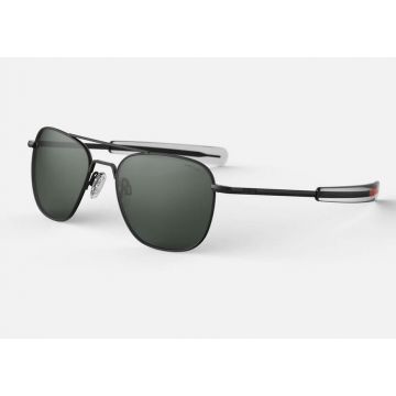 Randolph Aviator AF326 TS Matte Black AGX Pol 58mm Sonnenbrille
