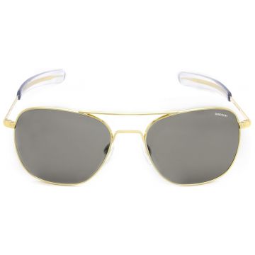 Randolph Engineering Aviator AF008 52mm Gold 23K/Gray Polarized - Optilens.de 