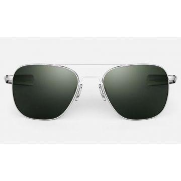 Randolph Engineering Aviator AF036 52mm Matte Chrome/AGX Glass AR -  Optilens.de 