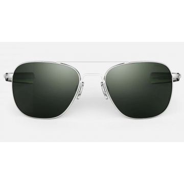 Randolph Engineering Aviator AF089 55mm Matte Chrome/AGX Polarized - Optilens.de 