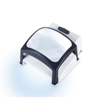 Schweizer TWIN-Lux MP Standleuchtlupe - 2700K - Optilens.de