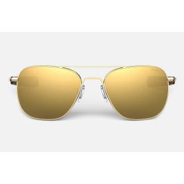 Aviator sunglasses gold mirror lens on sale