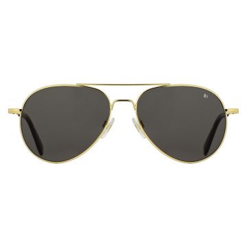 AO General Gold 55mm Gray Mineral  Sonnenbrille