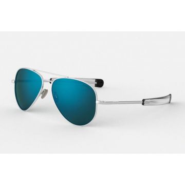 Randolph Concorde CR298 White Gold 23KT Cobalt Pol. 64mm Sonnenbrille - Optilens.de