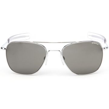 Randolph Engineering Aviator AF125 58mm Bright Chrome/Gray Glass AR - Optilens.de 