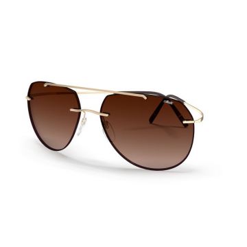 Silhouette 8744 75/7730 61mm Nash Rimless Sonnenbrille - Optilens.de