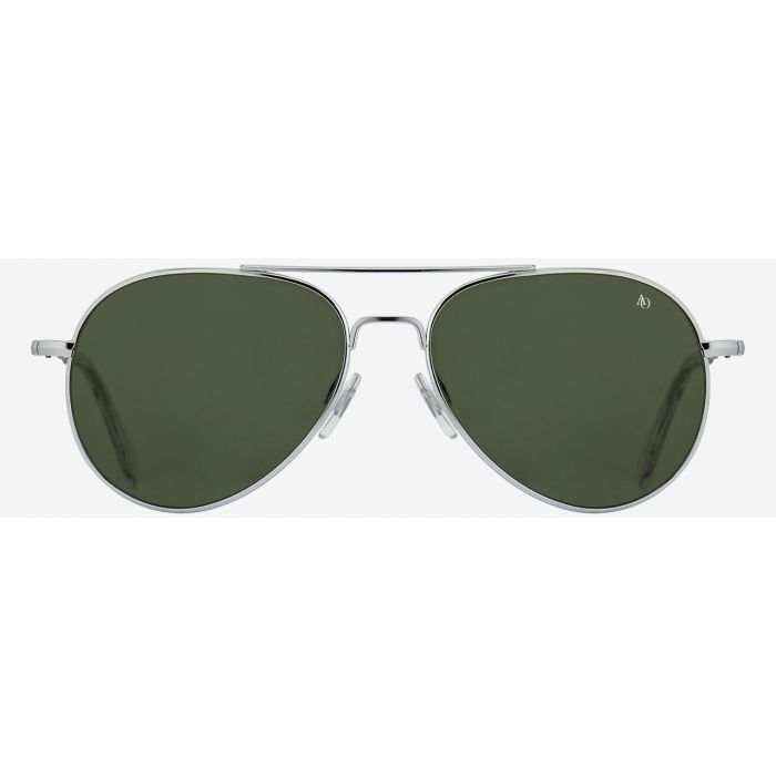 American Optical General Silver 55mm Green Nylon Optilens
