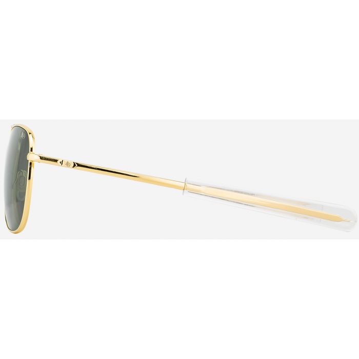 American Optical Original Pilot Gold 57mm Green Nylon B Optilens