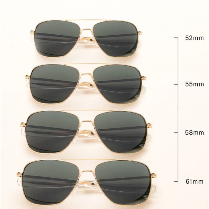 Randolph Aviator 23K Gold Pilotensonnenbrillen Handmade in USA