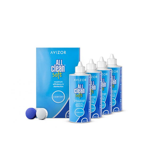 Avizor All Clean Soft 4x350ml - Optilens.de